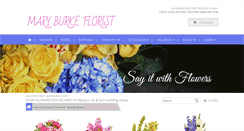 Desktop Screenshot of maryburkeflorist.com