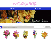 Tablet Screenshot of maryburkeflorist.com